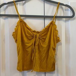 Yellow Forever 21 Tank Top